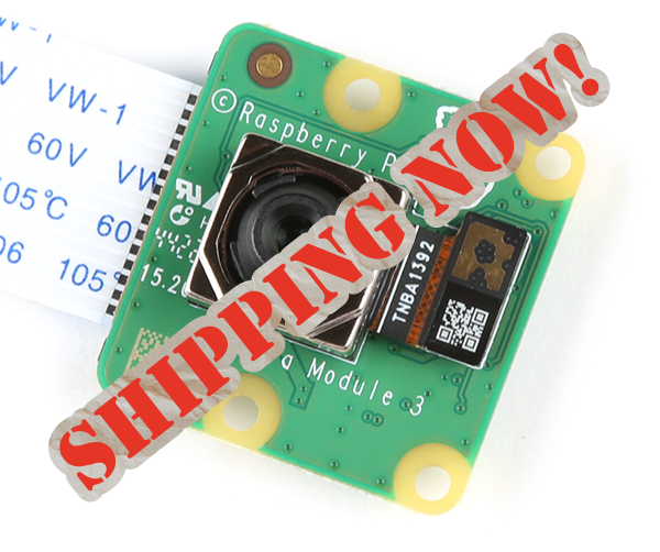 Raspberry Pi Camera Module 3 - Shipping Now!